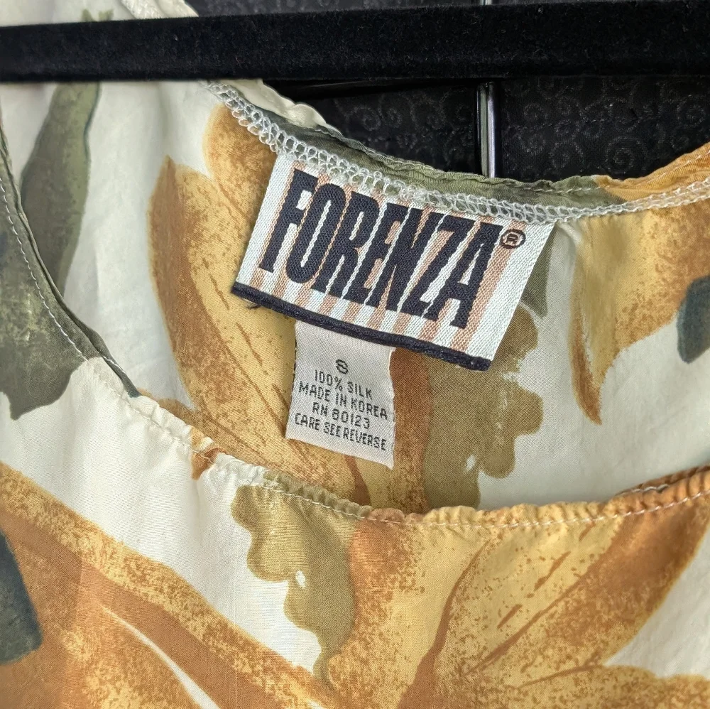 Forenza Silk Tropical Pattern - Picture 3 of 3